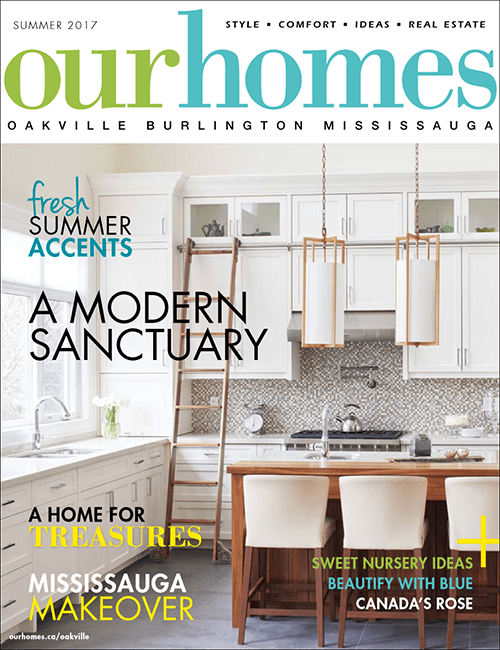 Cover of Our Homes Magazine – Kitchen Designed by Celia Alida Rutte