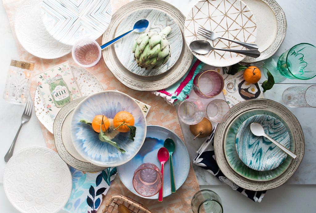 DFCL - Eco Outdoor Party Décor - Eclectic Mix of Plates, Glasses and Cutlery - Photo by Brooke Lark on Unsplash